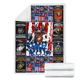 Usmc Veteran Blanket1 copy