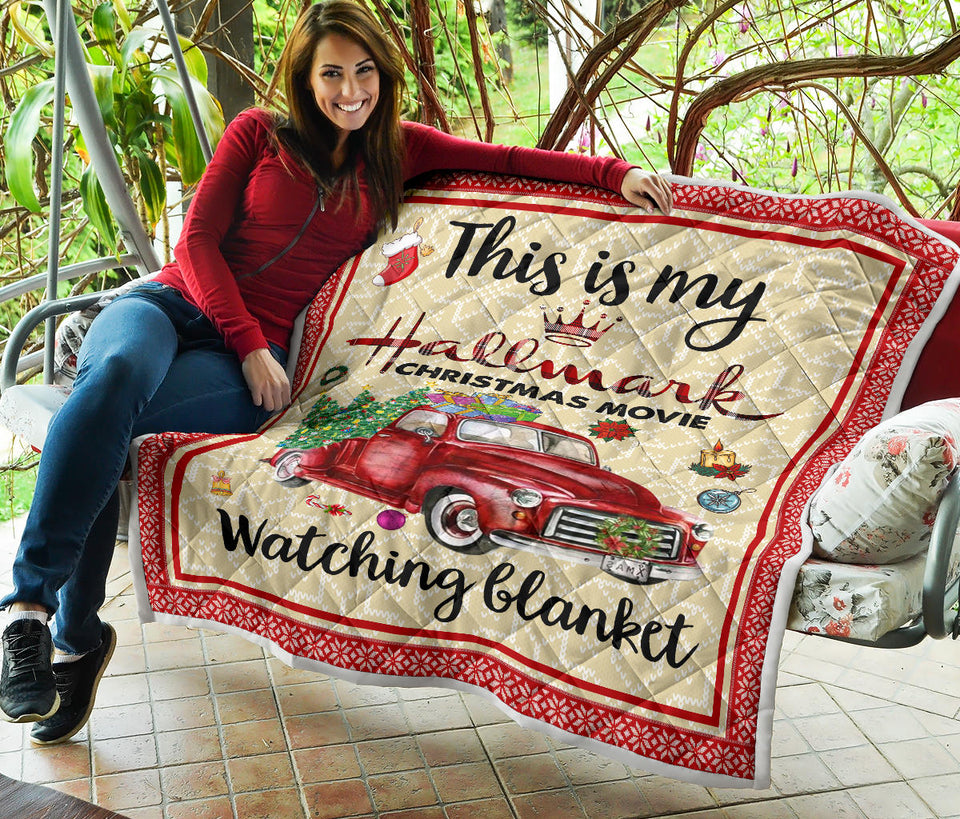 Christmas Movies Blanket This is my Hallmark movie Quilt