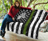 US Military Soldier Veteran Thin Green Line