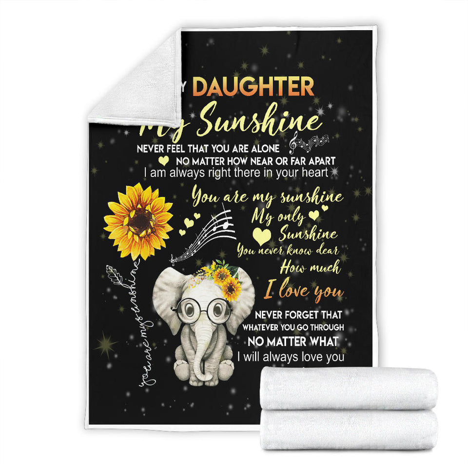 to My Daughter My Sunshine Never