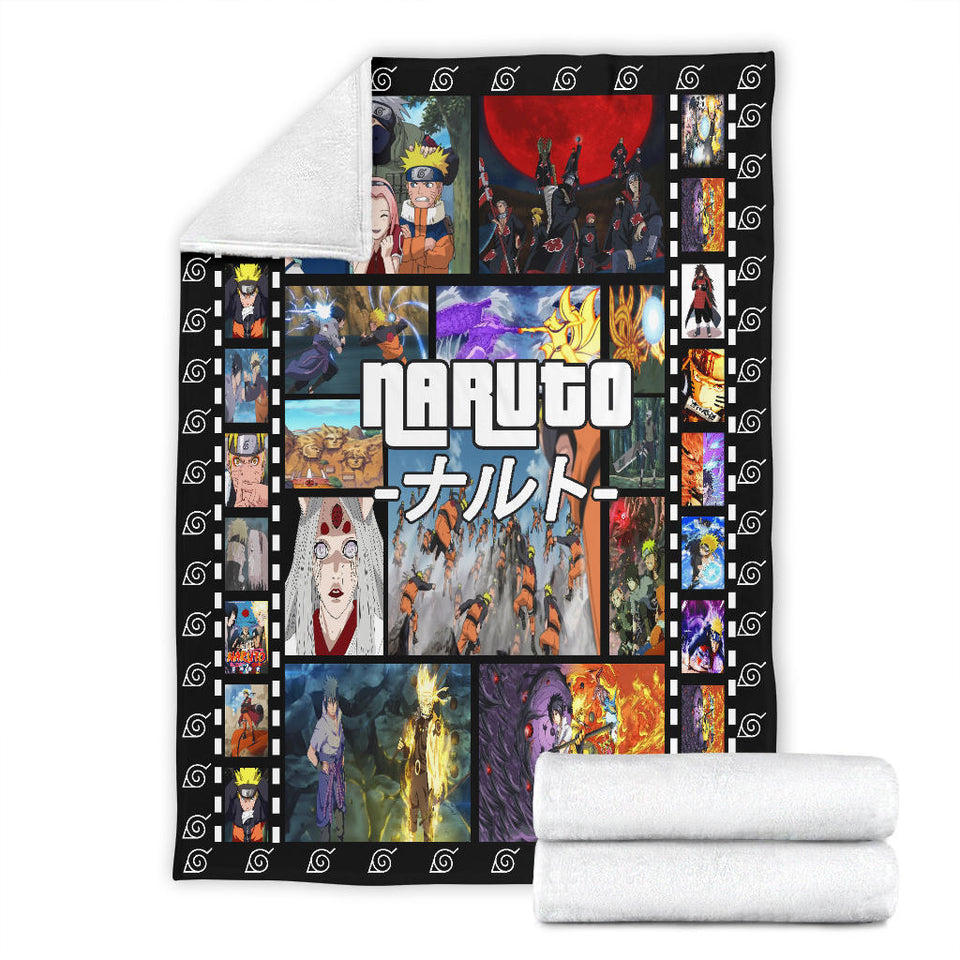 Naruto Anime 3D Blanket-min
