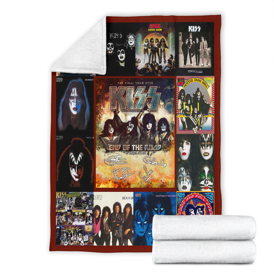 Kiss Blanket Kiss End Of The Road World Tour Quilt