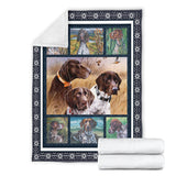 german shorthaired pointer blanket