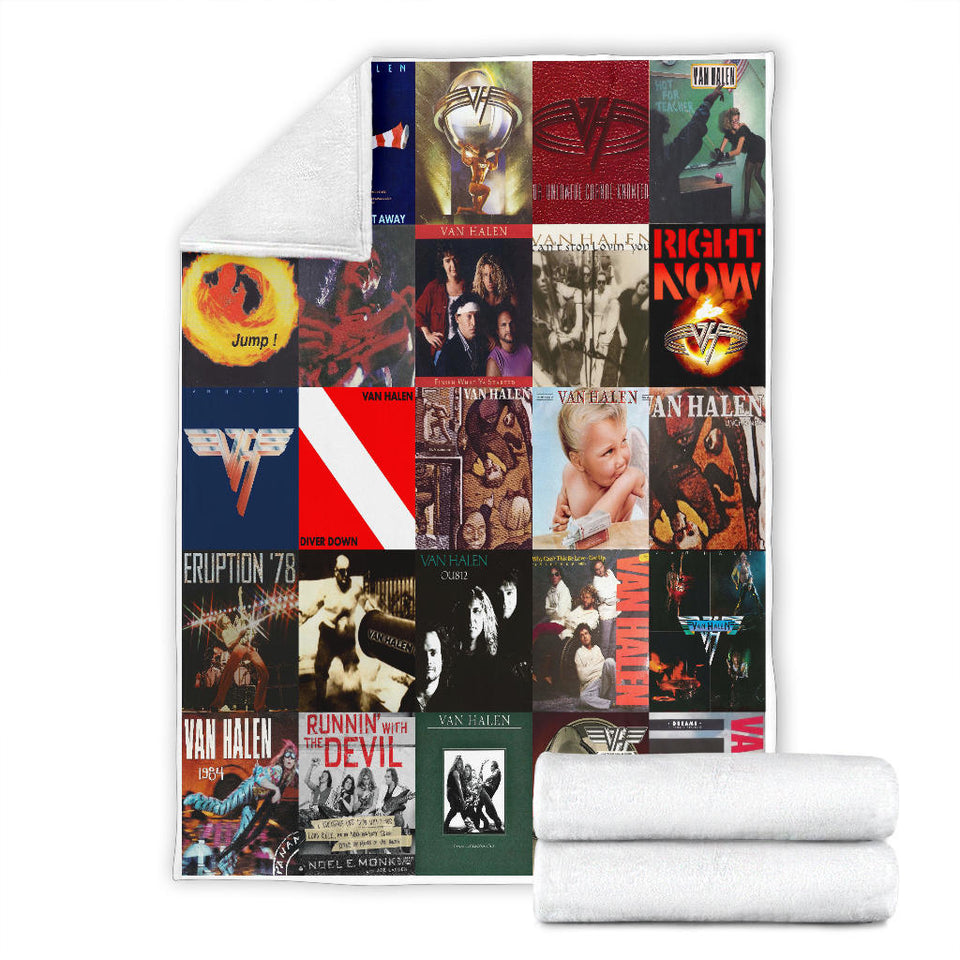 Van Halen Albums For Fans Blanket