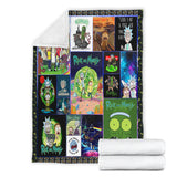 Rick and Morty Blanket