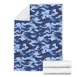 Blue Camouflage Camo Pattern