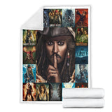 Pirates of the Caribbean Blanket Jack Sparrow