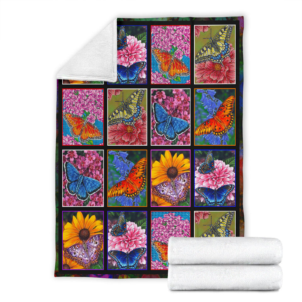 Butterfly Call Me Maybe Christmas Blanket copy