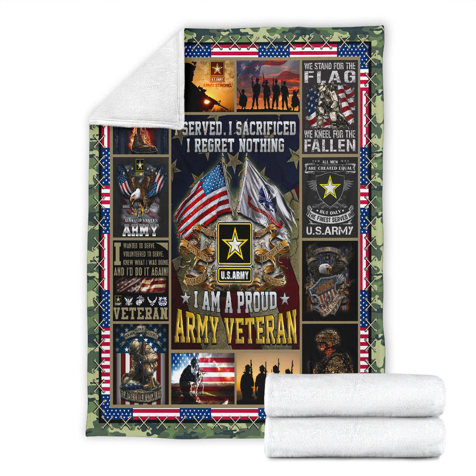 I Served I Sacrificed I Regret Nothing Blanket