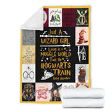 Harry Potter - Just a Wizard girl Blanket
