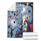 Nightmare Before Christmas Kingdom Fabric Blanket