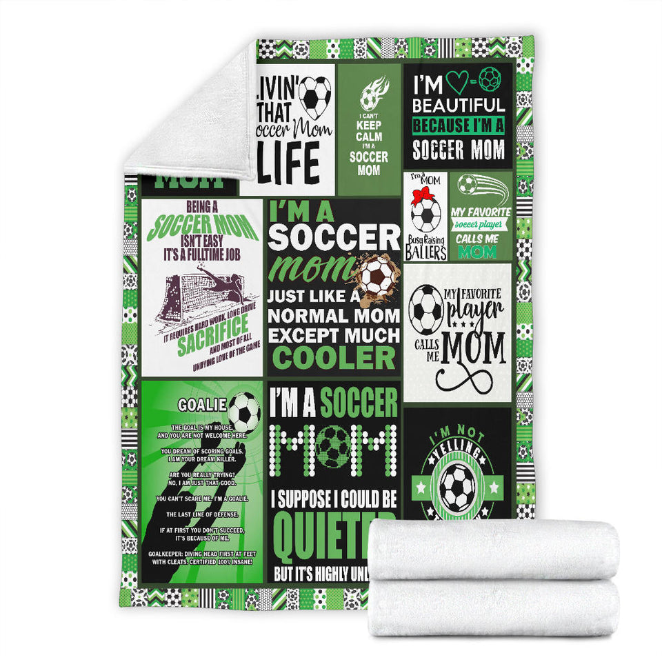 I Am The Soccer Mom Blanket