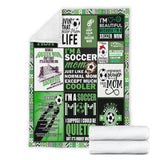 I Am The Soccer Mom Blanket