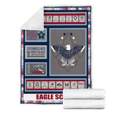Eagle Scout 3D Quilt Blanket
