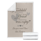 Grandma Blanket Throw for Kids Grandpa Mom
