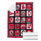 Ohio State Buckeyes Blanket V2