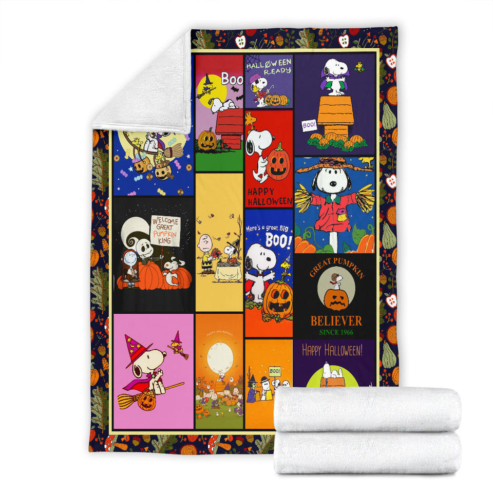 Snoopy Halloween Blanket copy