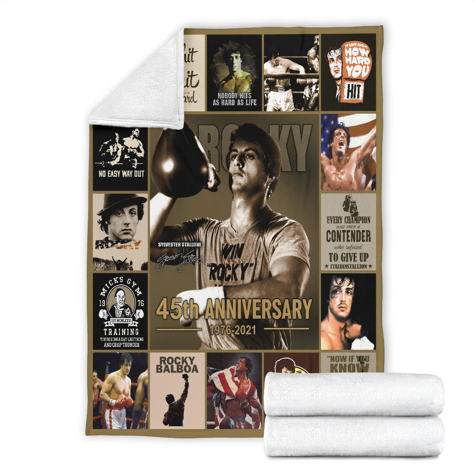 Rocky Blanket 45th Anniversary Quilt