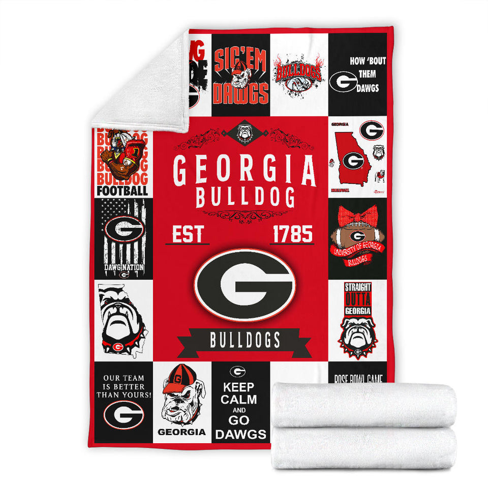 Georgia Bulldogs V3 Blanket copy