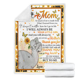 to My Mom I Am Because You are Sunflower