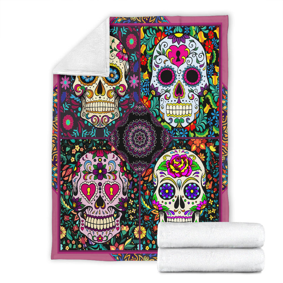 Sugar Skull Blanket