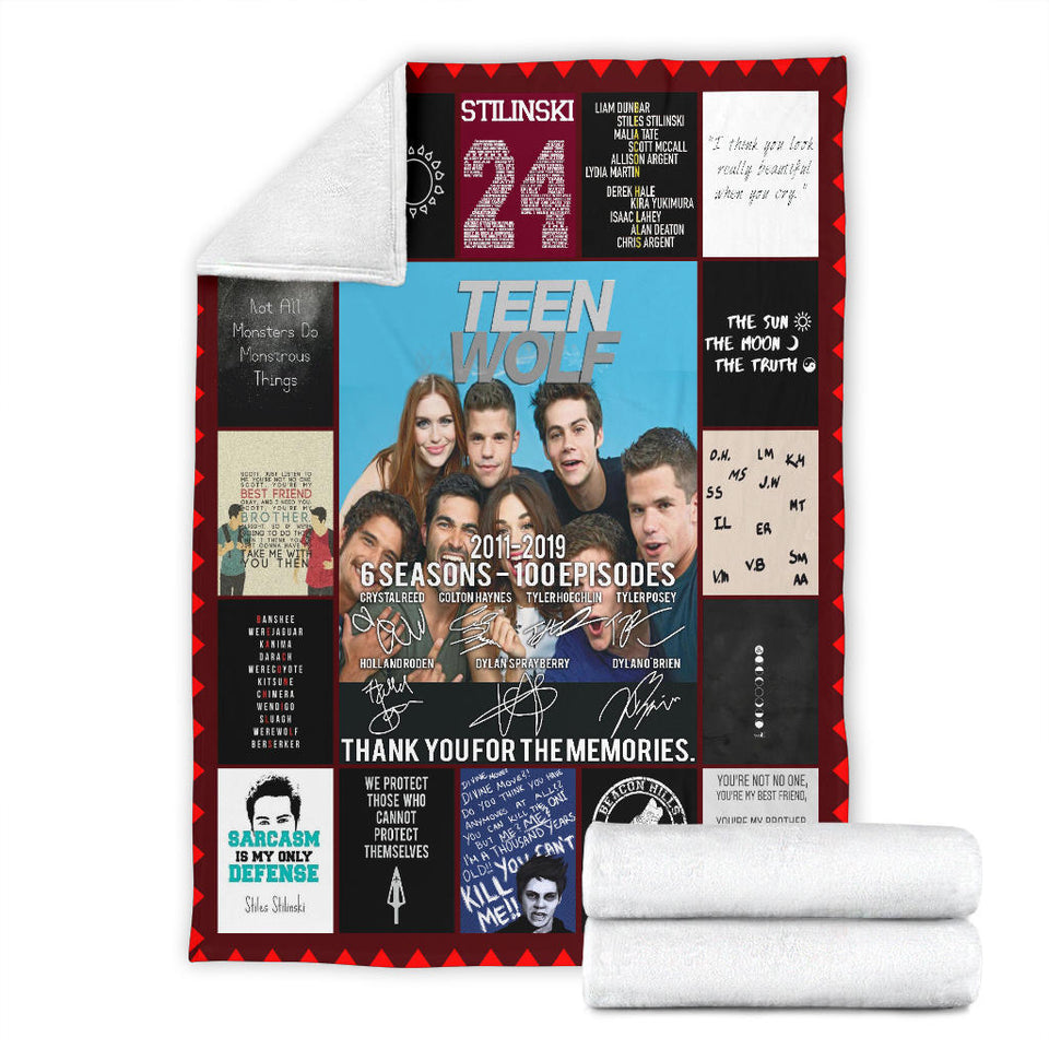 Teen Wolf Blanket copy