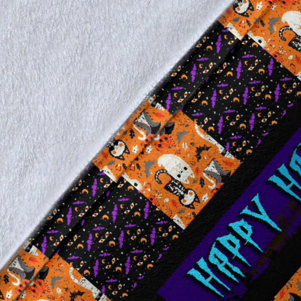 Halloween Flamingo Blanket
