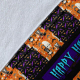 Halloween Flamingo Blanket