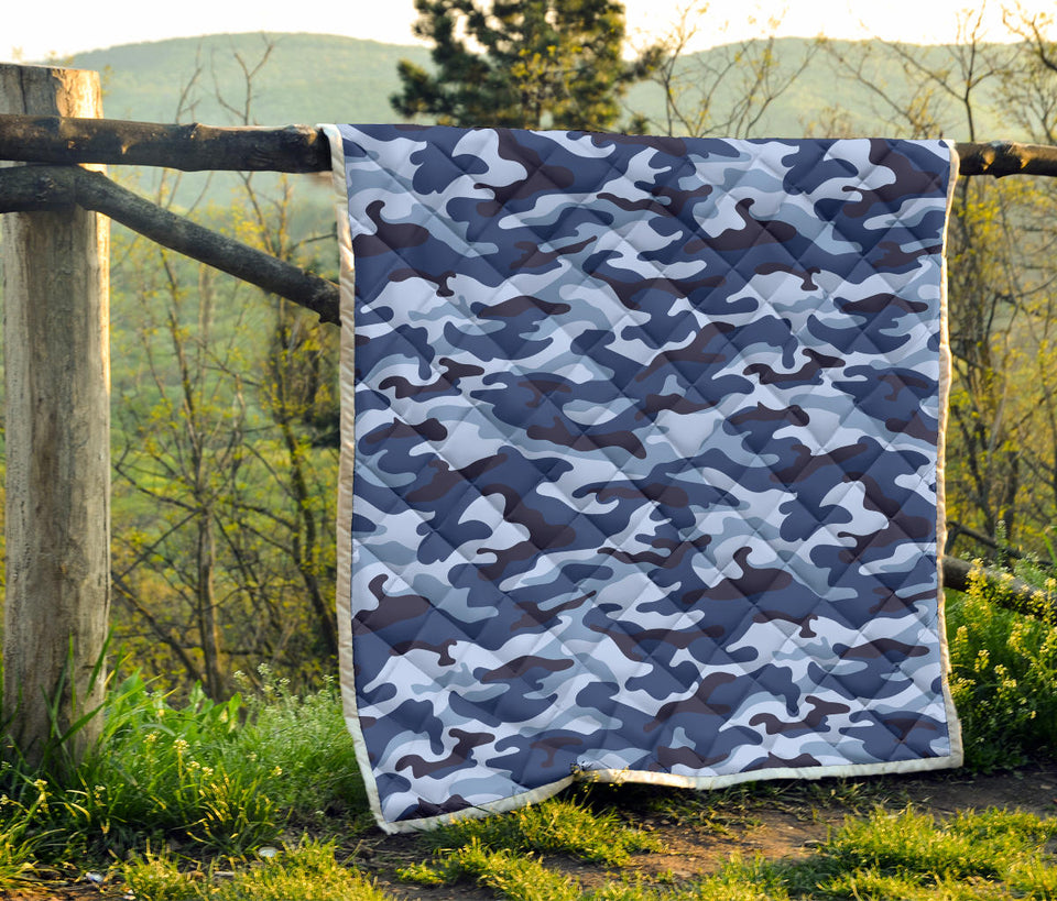Blue Camouflage Camo Pattern