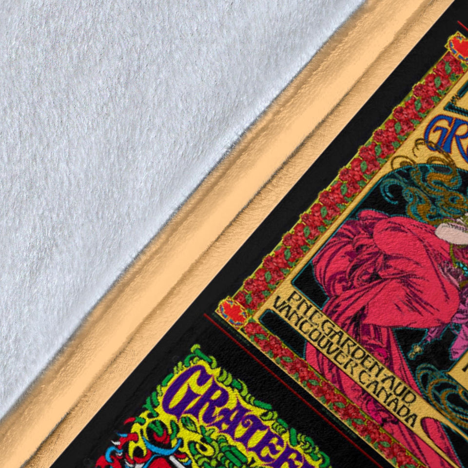 Grateful Dead Quilt Blanket