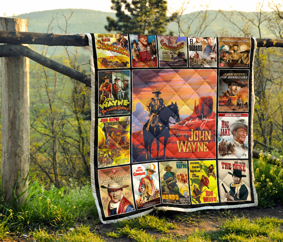 Wayne American Fleece Sherpa Blanket - Quilt