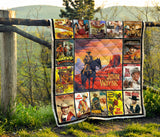 Wayne American Fleece Sherpa Blanket - Quilt