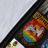 Classic Rock Bands 3D Throw Blanket