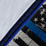Police Officer Courtesy Loyalty Blanket copy
