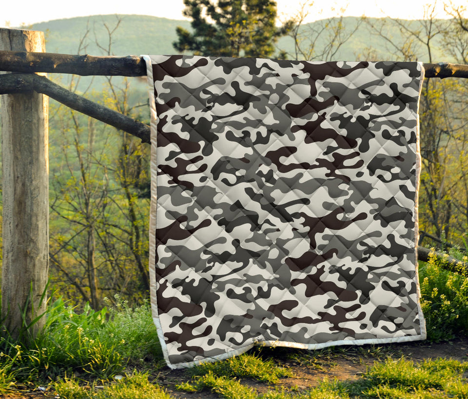 Grey Camouflage Gray Camo Pattern
