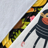 Monkey Make Me Happy Blanket