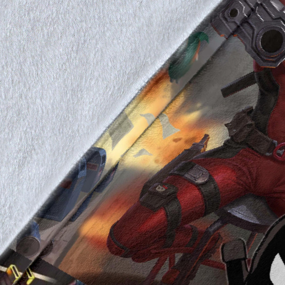 Deadpool Blanket Deadpool 3D Quilt