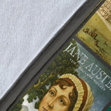 Jane Austen Books Blanket
