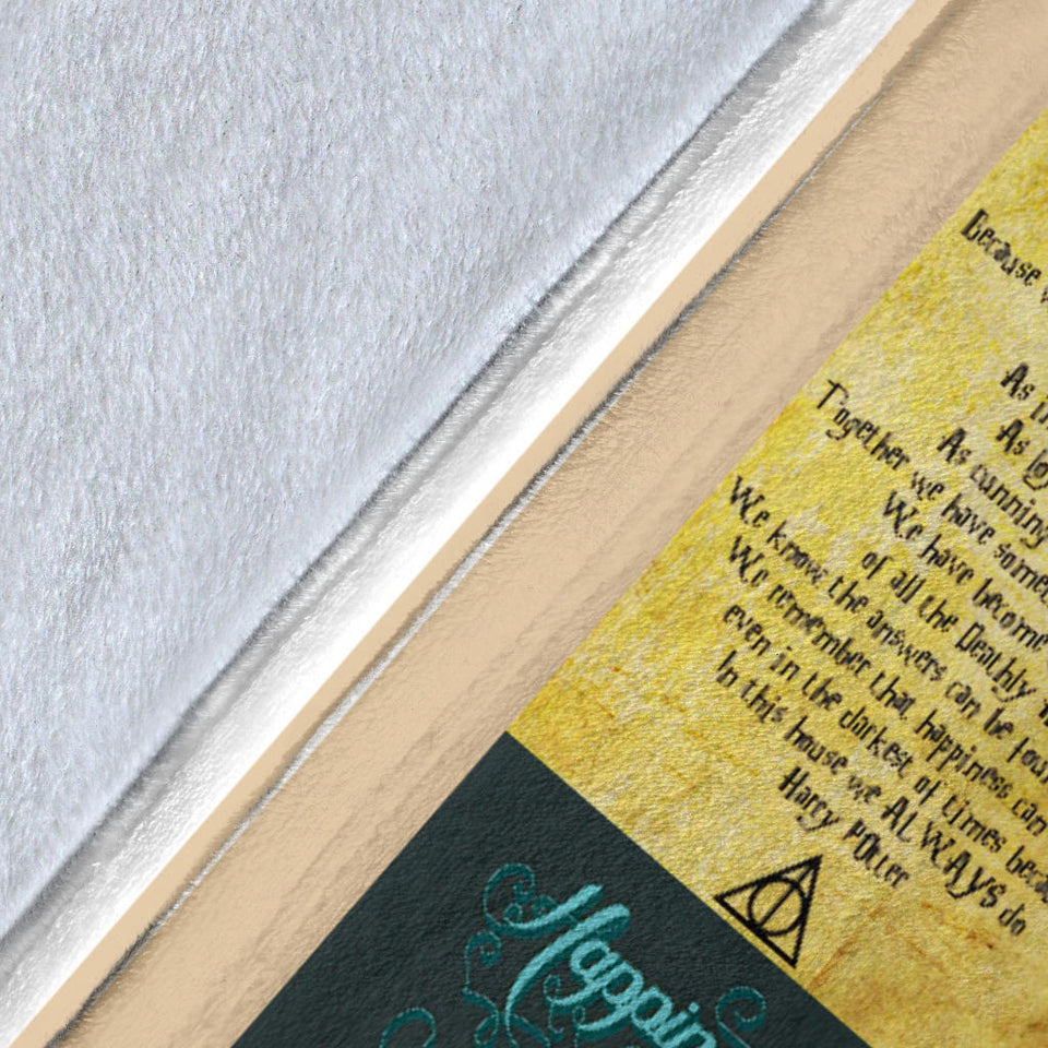 Harry Potter Blanket, Harry Potter Quilt - Cozy Plush Fleece, Sherpa Blanket - PL