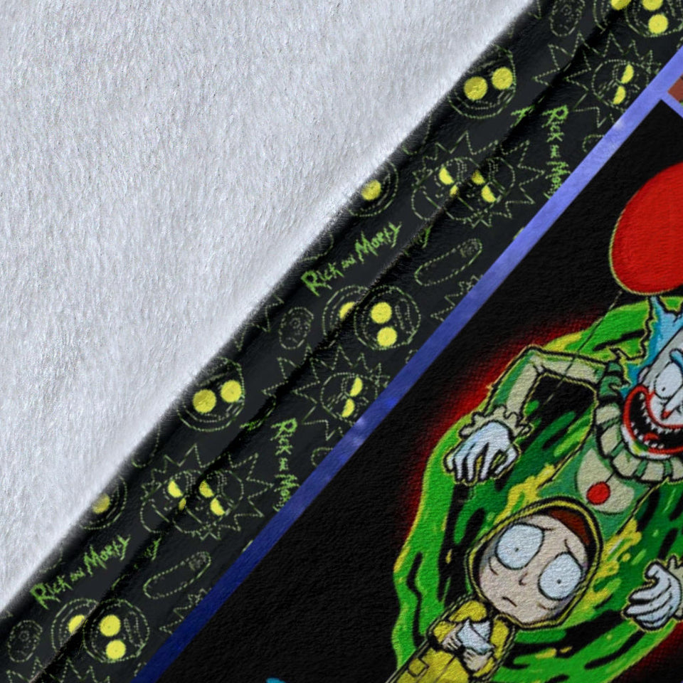 Rick and Morty Blanket