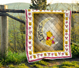 Pooh Blanket I love you to the Moon and back copy