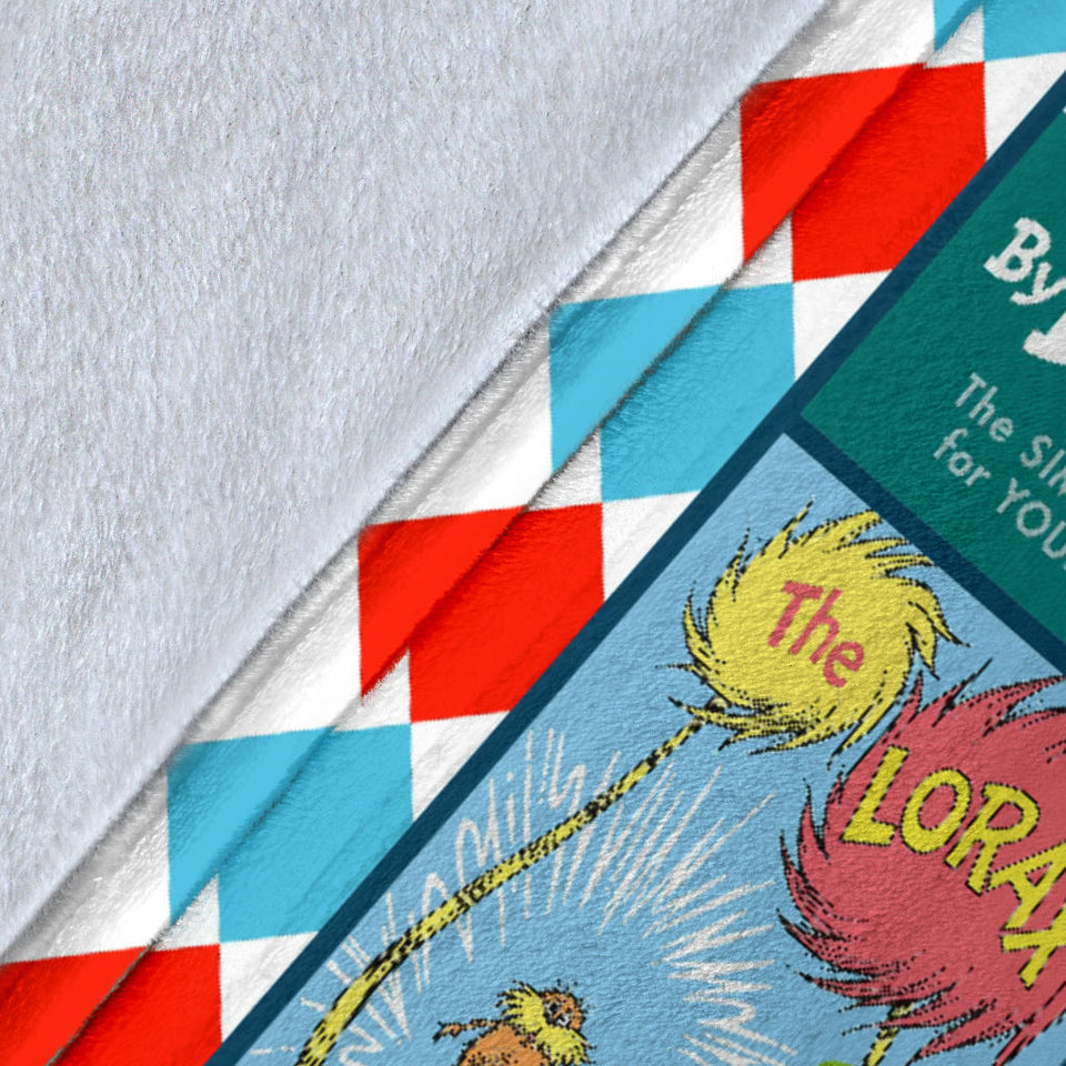 Dr.seuss Books Blanket Version 2
