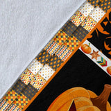 Pumpkin Emoticon Blanket