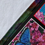 Butterfly Call Me Maybe Christmas Blanket copy