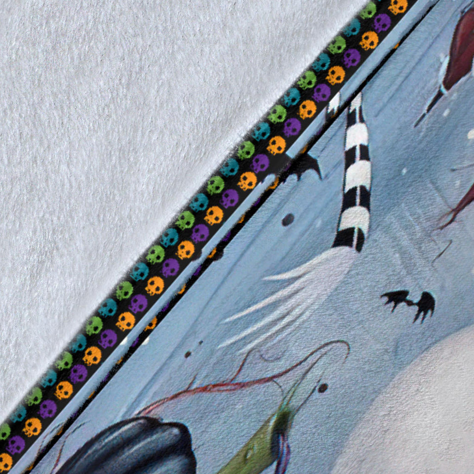 Nightmare Before Christmas Kingdom Fabric Blanket