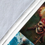 Pirates of the Caribbean Blanket Jack Sparrow
