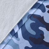 Blue Camouflage Camo Pattern