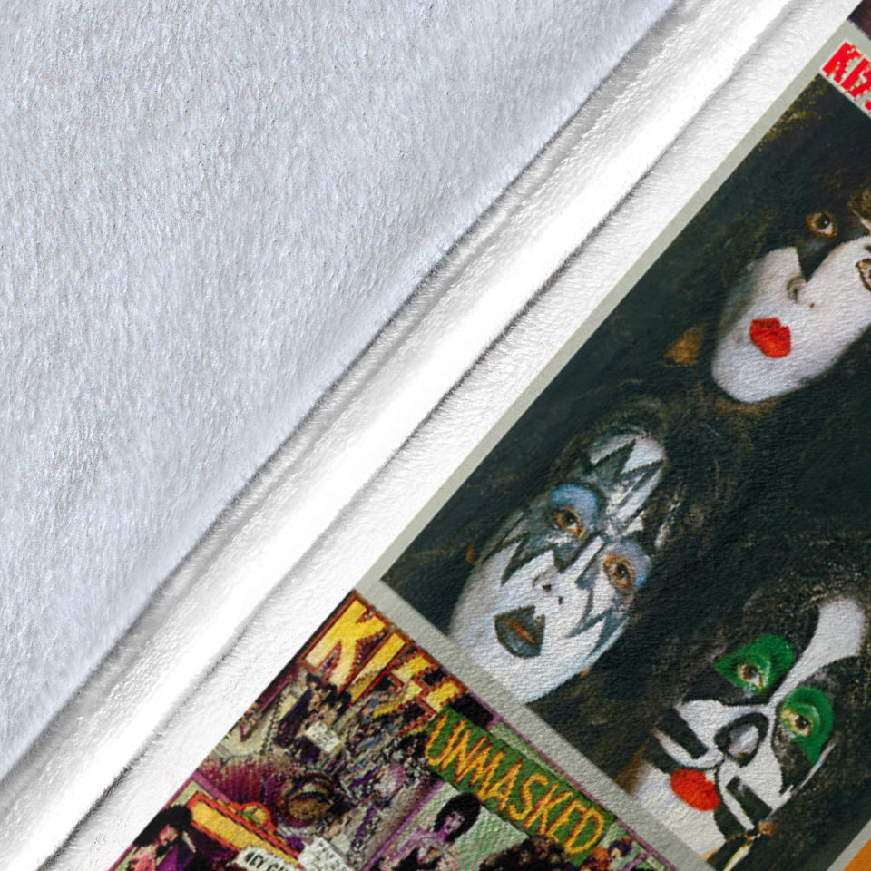 Kiss Blanket Kiss Rock Band Quilt