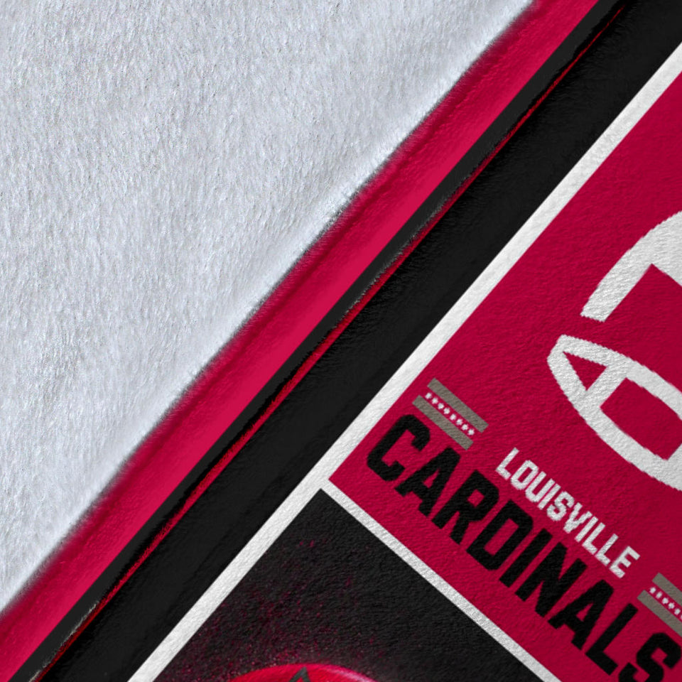 Louisville Cardinals Blanket