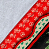 Red Truck Christmas Blanket copy